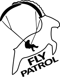 FlyPatrol logo parapente biplace les menuires les belleville